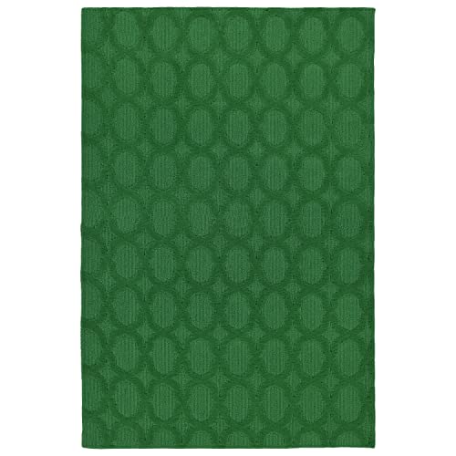 Garland Rug Garden Trellis 4 ft. x 6 ft. Indoor/Outdoor Area Rug Outdoor Waterproof Rug for Patio, Camping Rugs, RV, Porch, Deck, Camper, Balcony, Backyard for High-Traffic Areas, Green
