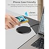 TOZO 2024 Upgraded Wireless Charger 15W Max Fast Wireless Charging Pad Compatible with iPhone 16/16 Plus/16 Pro Max /15/14/13/SE/12 Series, Samsung Galaxy S24/S23/S22 Series (No AC Adapter), Black - Image 4