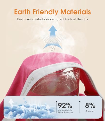 BAMBOO COOL Womens Underwear Soft Bikini High Cut Panties Stretch Moisture Wicking Panties for Women, 5-Pack2