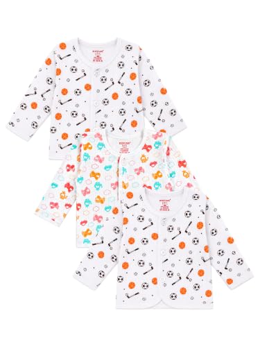 Image of BODYCARE Unisex Baby Top for Boys & Girls | Soft Breathable Fabric | Front Button Baby Clothing | Comfortable for Newborn, Infant & Toddler Babies