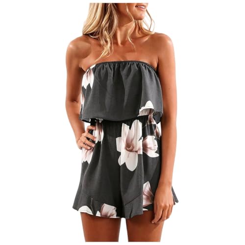 Mono corto de verano para mujer un jumpsuit casual ligero y transpirable