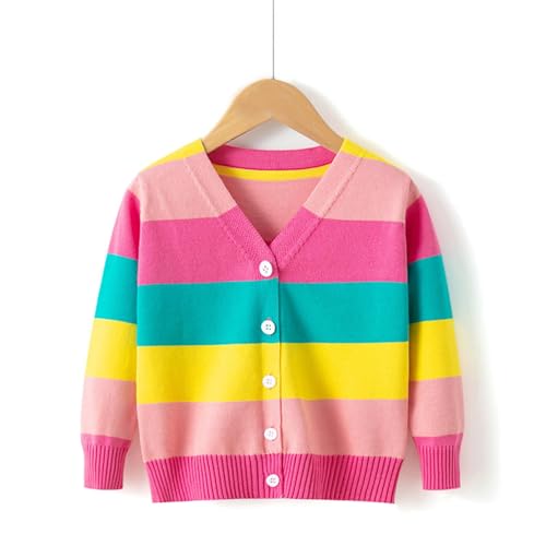 2024 Winter Striped Sweaters Coat for Kids Girls Coat Winter Thicken Coat Jacket Child Warm Button Shirts Xmas Coat2