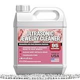 Maplefield Ultrasonic Jewelry Cleaner Solution - Concentrated Formula & Ultrasonic Cleaning Fluid - Safe on Gold, Silver & Gemstones & Jewelry Cleaning Solution - 16 Fl Oz, Pack of 1