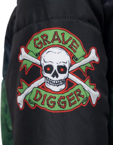 Image of Monster Jam Boys' Hooded Puffer Jacket Toddler to Big Kid