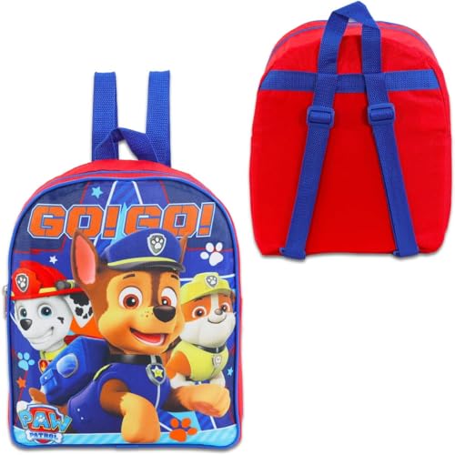 Paw Patrol Mini Backpack for Girls - Bundle with 12" Small Backpack Featuring Chase, Marshall, Rubble Plus Stickers and More | Paw Patrol Travel Bag Set for Kids3