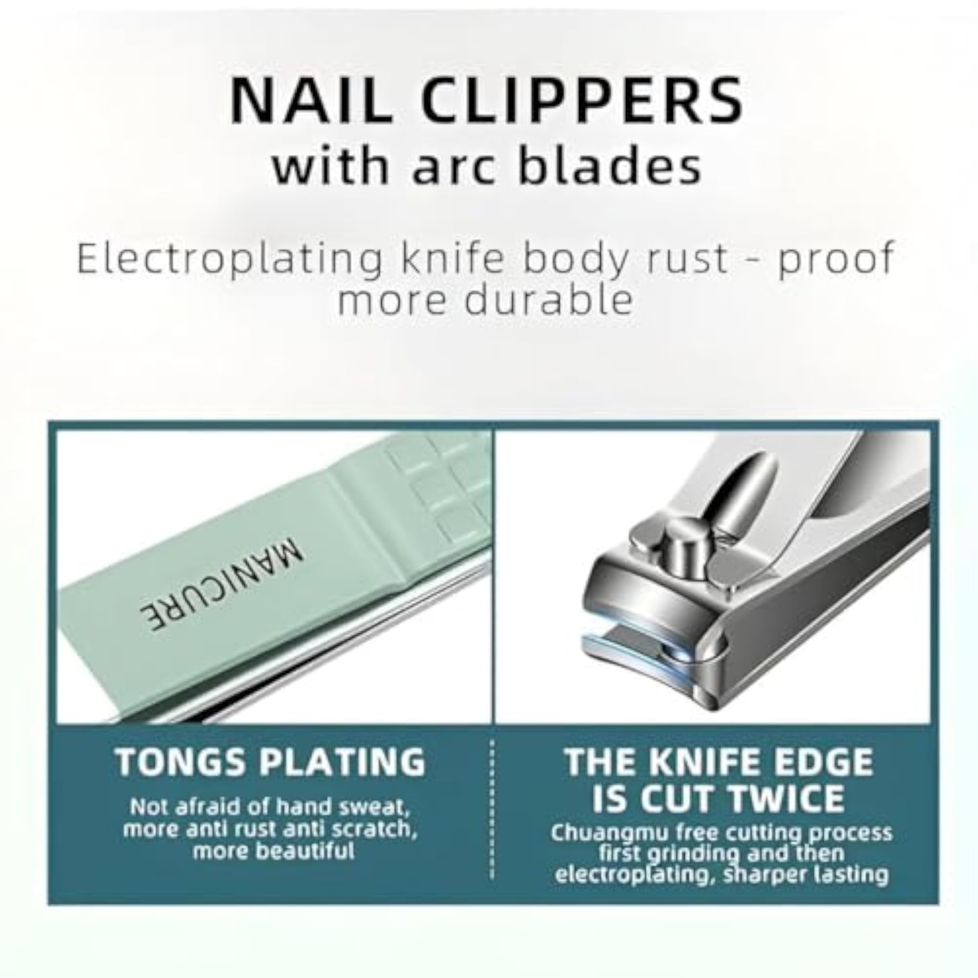 16 in 1 Manicure Kit for Men and Women, Nail Cutter Set