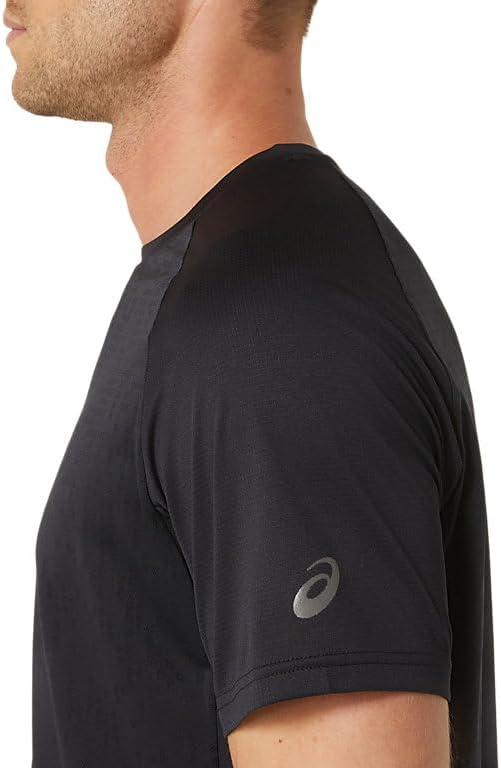 ASICS Men's ACTIBREEZE Jacquard Short Sleeve TOP Training Top