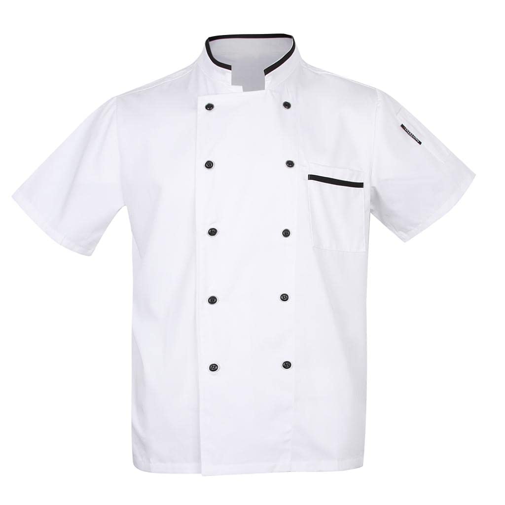 atorse ATORSE™ Chef Coat Uniforms Apparel Cook Jacket White M|Business & Industrial | Restaurant & Catering | Uniforms & Aprons | Restaurant Uniforms-picture-38