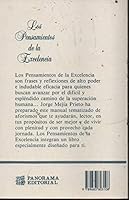 LOS PENSAMIENTOS DE LA EXCELENCIA 9683803105 Book Cover