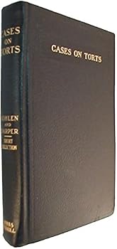 Hardcover A Short Selection of Cases on the Law of Torts Book