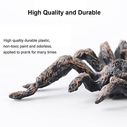 4 Pcs Realistic Spider Figures, Gawertoy Giant Spider Action Models Plastic Animal Fake Spider Toys Educational Learning Toys Birthday Gift April Fools' Day Halloween Prank Props Christmas Party Favor #TOP3