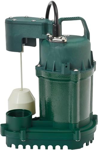 Zoeller 73-0001 Model M73 Dewatering Pump 0.33 HP 115V 1PH 9' Cord Auto