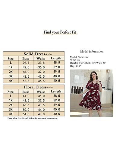 Ahlaray Plus Size Cocktail Dress Casual Summer V Neck Black Dresses For Women With Pockets, Xl #TOP3