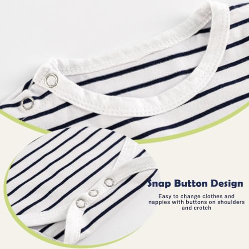 Volunboy Baby Boy Clothes Toddler Long Sleeve Romper Overalls 2Pcs Newborn Bodysuit Infant Dinosaur Suspender Pants Set3