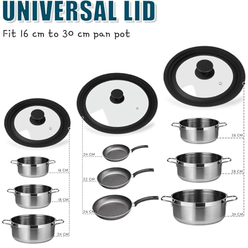 Opiniones de Tapas de sartenes para saltear para comprar online. 29 Imagen adicional