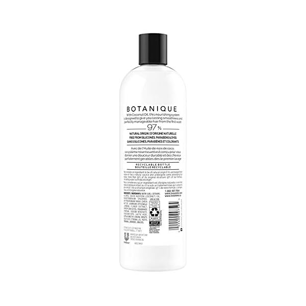 TRESemmé Conditioner Botanique Coconut Nourish 4 Count for Dry Hair And Damaged Hair 92% Natural Derived Ingredients with Professional Performance 16 oz