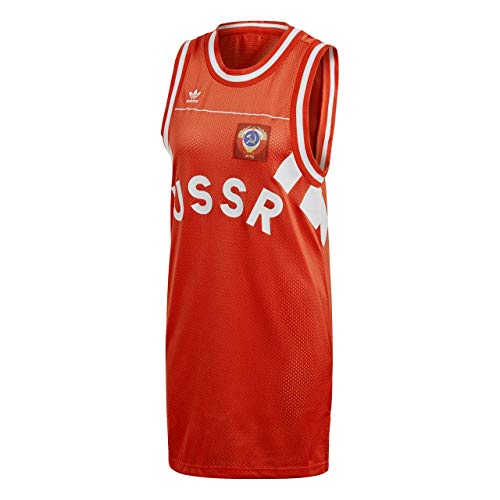 adidas Tank Dress RUS, Mujer, Color Escarl, Talla 34