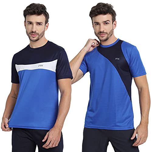 Image of FTX Men's Dri-Fit Round Neck T-Shirt Combo - Pack of 2 (710)