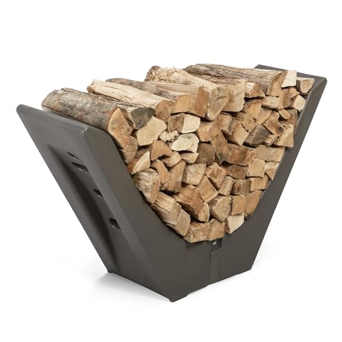 Step2 Longhorn Firewood Rack – Firewood Nest – Log Holder for Outdoor or Indoor Use – Ideal and Elegant Wood Storage Solution for Fire Pits, Fireplaces, Wood Burning Stoves, and More – Easy Assembly - image 1
