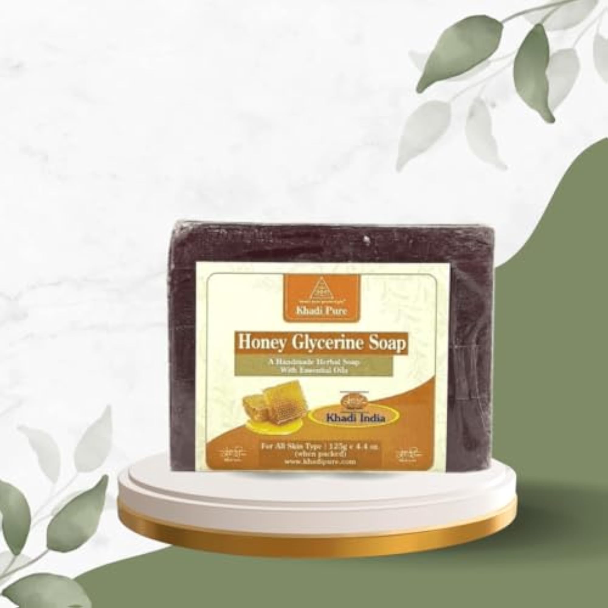 Herbal Honey Glycerin Soap, 125g
