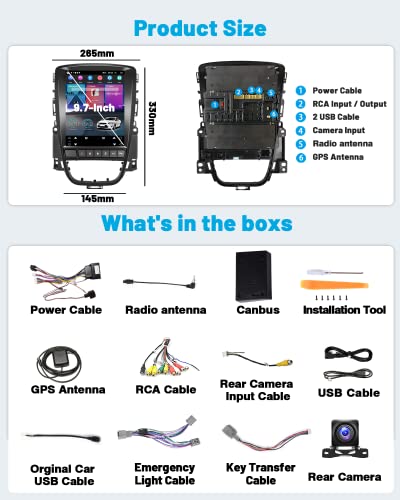 2+32GB - Hikity 9,7Autoradio Android con Wireless...