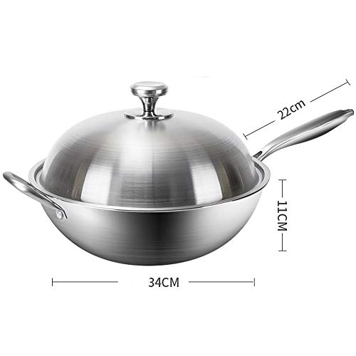 Wok de Acero Inoxidable 304 con Revestimiento Honeycomb miniatura 3