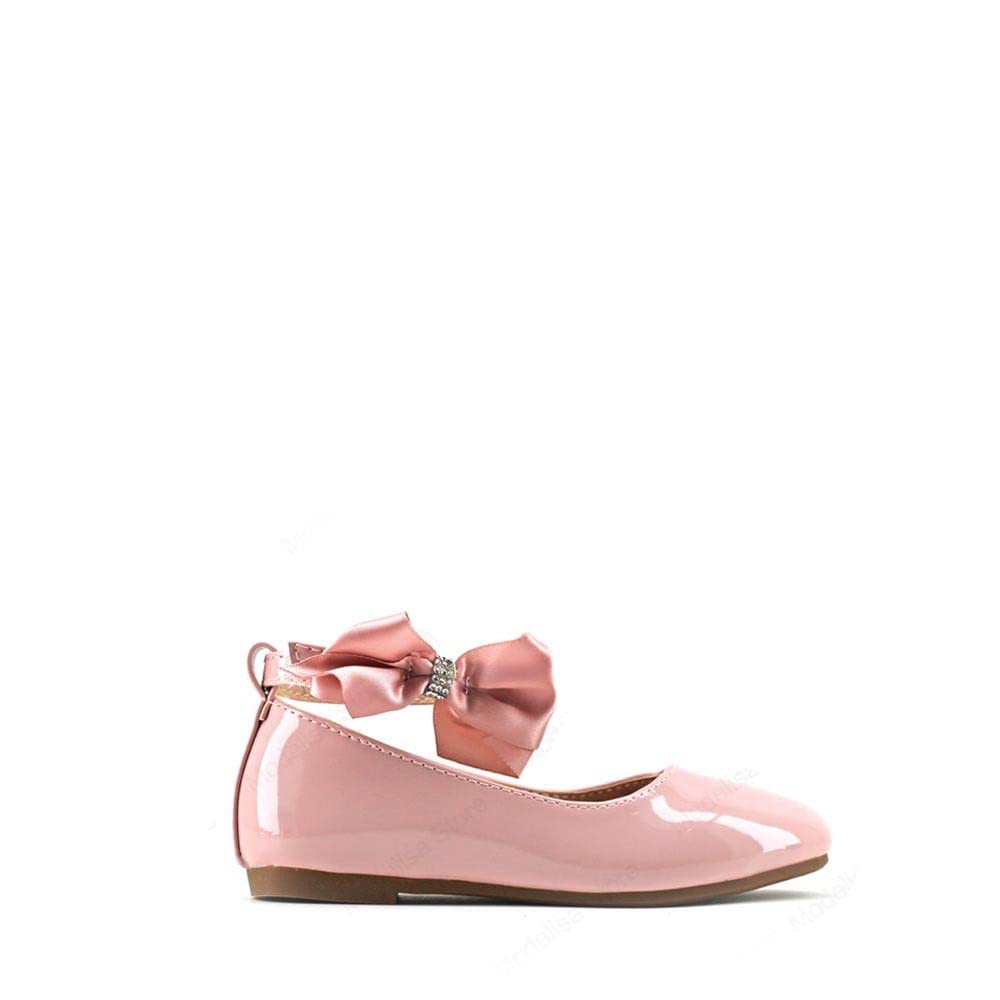 MODELISA Zapatos Merceditas Lazo Velcro para Niñas (Rosa, Numeric 25 EU)