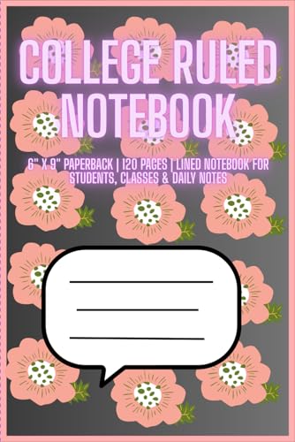 Lined Notebook: Minimalist Paperback | 6" x 9" | 120 Pages | Professional Journal for Work Notes, Meetings & Writing