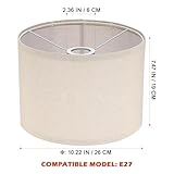 Zoom IMG-1 luxshiny paralume lampada in lino Zoom IMG-1 luxshiny paralume lampada in lino