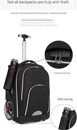 Checked Luggage Carry On Luggage 20 Inch Water Resistant Carry On Luggage Business Bag, Computer Backpack Trolley Luggage Suitcase (Color : C, Size : 20in)4