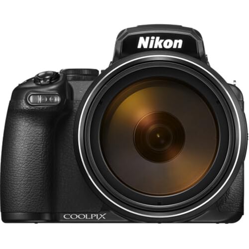 Image of Nikon COOLPIX P1100 Superzoom Digital Camera | 125x Optical Zoom with Image Stabilization Bundle with 64GB Card + Tiffen UV Filter + KC-25 Camera Bag + Cleaning Kit + Cap Keeper + Microfiber Cloth