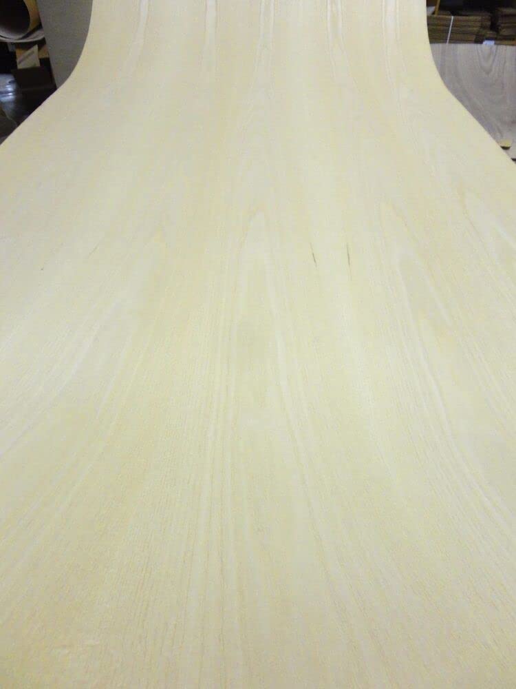 Ash Wood Veneer 24" x 96" with PSA Peel Stick Adhesive A Grade Quality 1/40"