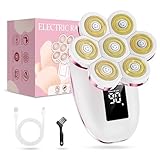 Electric Razors for Women, 7D Floating Head Cordless Shaver, Wet/Dry Painless Hair Remover with Detachable Head, Waterproof for Face, Legs, Underarm, Ideal Gift (Pink)