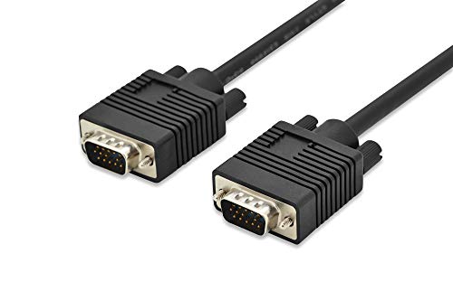 DIGITUS VGA Monitor Anschlusskabel - HD15 St/St - 3m - 3Coax/7C, 2xFerrit - Schwarz