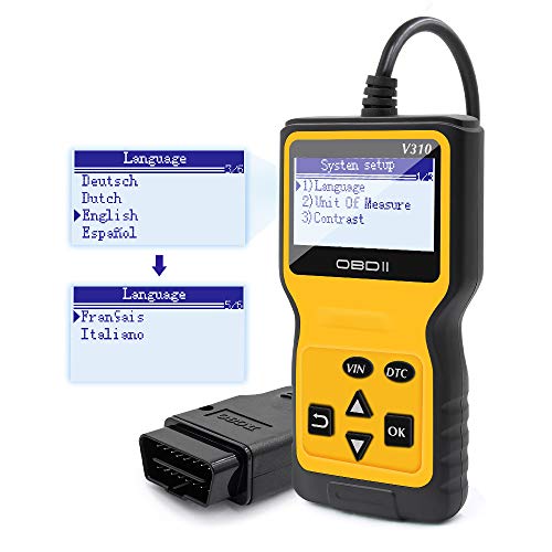 Universal Car OBD2 Scanner Diagnose Motor Fehler Code Reader Tool LCD-Anzeige OBDII Scanner