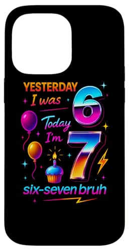 ̂6 傤7 Six Seven Bruh ~[ TVc o[Xf[ Gen Z Alpha X}zP[X iPhone 14 Pro Max p