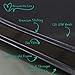 kinder Fluff Car Window Shade (4X Transparent Sunshades) - The Only Certified Car Window Sun Shade for Driver Proven to Block 99.95% UVR - Standard