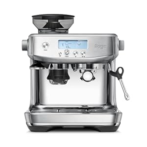 Sage - The Barista Pro, Bean to Cup Coffee Machine with Grinder and Milk Frother, Brushed Stainless Steel