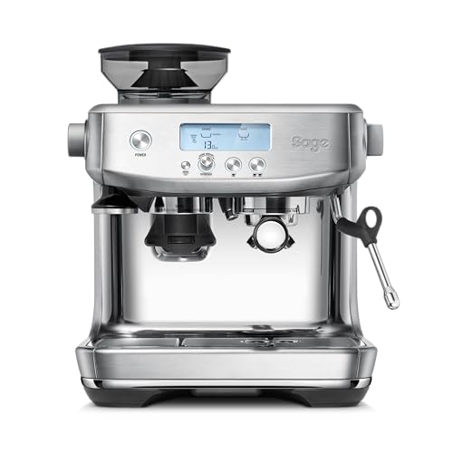 Sage - The Barista Pro, Bean to Cup Coffee Machine with Grinder and Milk Frother, Brushed Stainless...