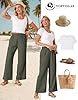 TOPYOGAS Womens Summer Linen Boho Wide Leg Casual ... #3