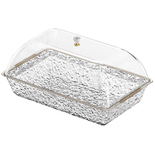 Platos para servir para fiestas y celebraciones – Vajilla de buffet | 41,5 x 25,0 cm Platos para servir buffet con compartimentos y tapa – Para Restaurante Cocina Cocina Preparación Vacaciones Eventos