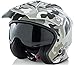 Acerbis Jet Aria, Casco Uomo, Marrone, M