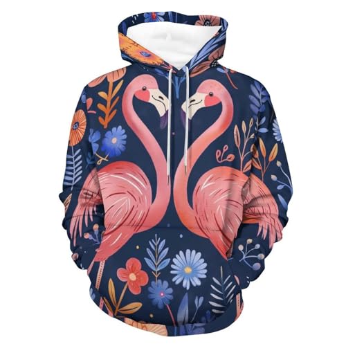 Hoodie flamant rose confortable pour affronter les journées fraîches