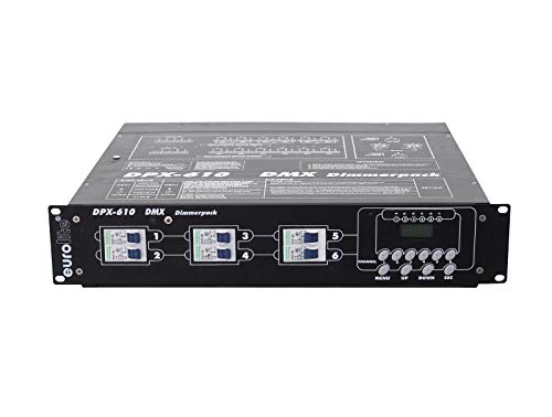 Gradateur 6 canaux Eurolite DPX-610 DMX créez l'ambiance lumineuse de vos événements