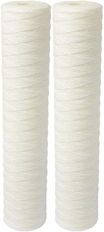 5 Micron 20 Inch Jumbo Wound Cartridge Filter For Water Filter Pack of 2