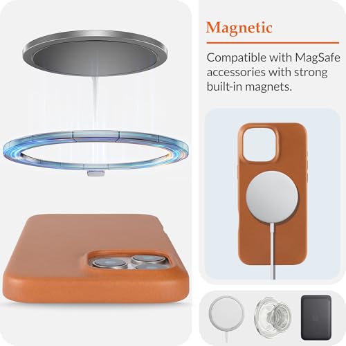 LONLI Edition | Italian Leather - for iPhone 16 Pro Max - Premium Italian Full Grain Leather Phone Case - Develop Unique Patina - Tan