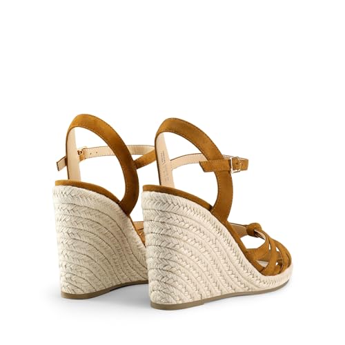 DREAM PAIRS Wedge Sandals for Women Dressy Summer, Platform Espadrille Strappy Casual Braided Heels Comfortable with Open Toe and Ankle Strap3