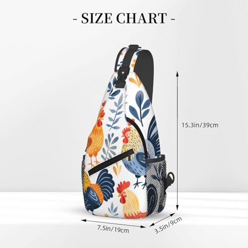 Mochila tipo bandolera con diseño divertido unisex miniatura 3