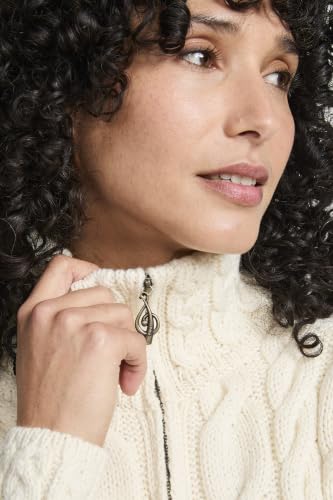 Image of Zippered Wool Sweater by Aran Woollen Mills
