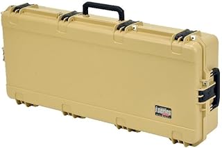SKB Injection Molded 40-Inch Wide Double Bow/Short Rifle Case (Desert Tan),3i-4217-DB-T